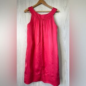 Maggie London Pink Sleeveless Shift Dress Size 14 EUC